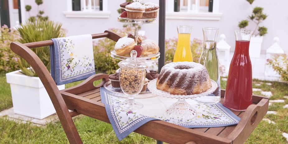 Bed and Breakfast Treviso Italia Le Tre Corti dettaglio Colazione in giardino